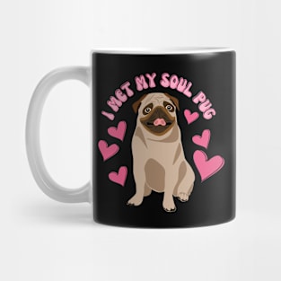 I Met My Soul Pup Valentines Gift For Dog Lovers Mug